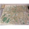 Image 1 : ANTIQUE 35.5" x 30 FOLD OUT LONDON STREET MAP BOOK