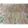 Image 4 : ANTIQUE 35.5" x 30 FOLD OUT LONDON STREET MAP BOOK