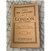 Image 6 : ANTIQUE 35.5" x 30 FOLD OUT LONDON STREET MAP BOOK
