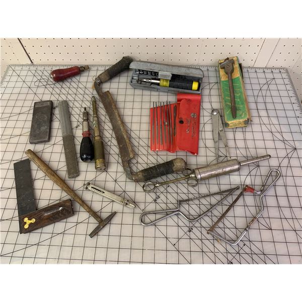 LOT OF MISC OLD TOOLS