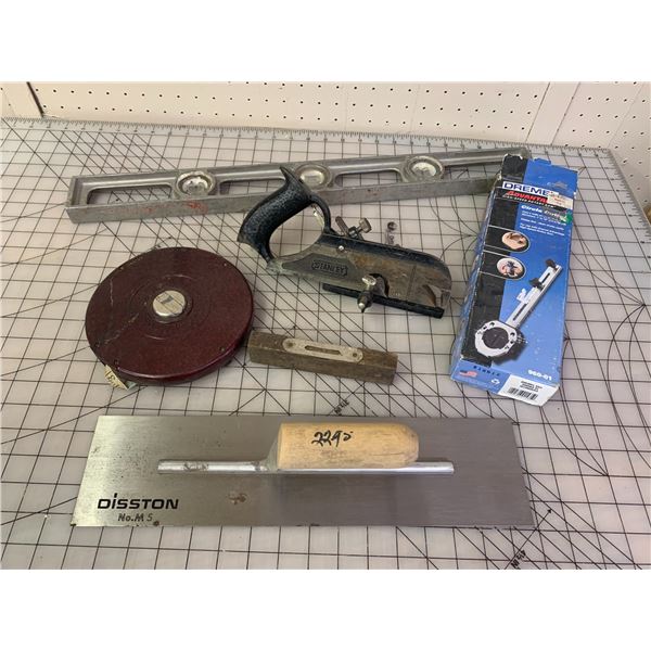 MISC LOT TOOLS LEVEL PLANE