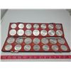 Image 1 : Montreal Olympics 1976 28 coin silver dollar collection