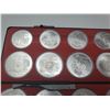 Image 2 : Montreal Olympics 1976 28 coin silver dollar collection