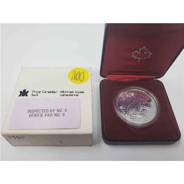 1980 Canada silver dollar