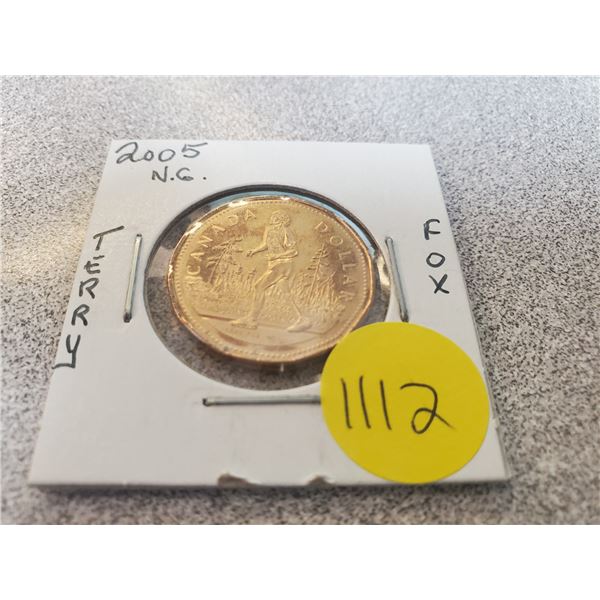 2005 Terry Fox Canada loonie