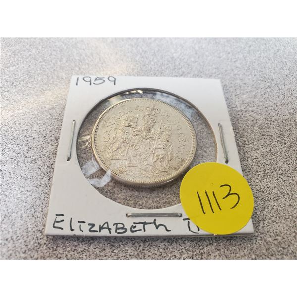 1959 Canada silver 50 cents