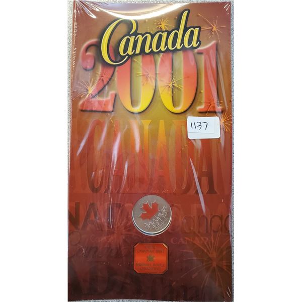 Canada 2001 Colored Quarter