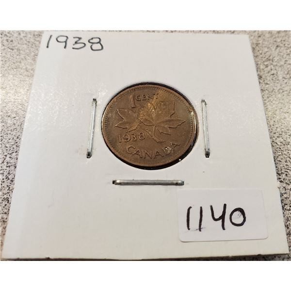 1938 One Cent