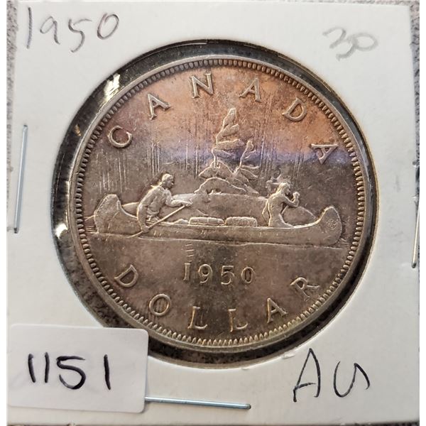 1950 Canada Silver Dollar