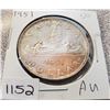 Image 1 : 1951 Canada Silver Dollar