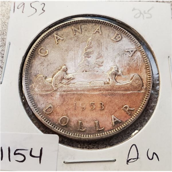 1953 Canada Silver Dollar