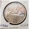 Image 1 : 1957 Canada Silver Dollar