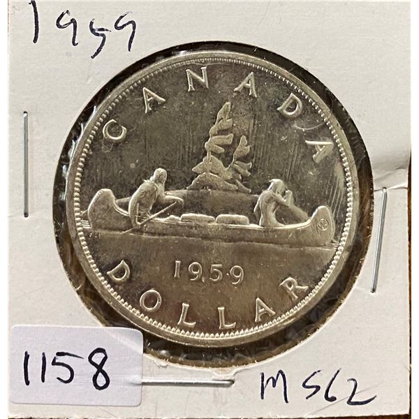 1959 Canada Silver Dollar