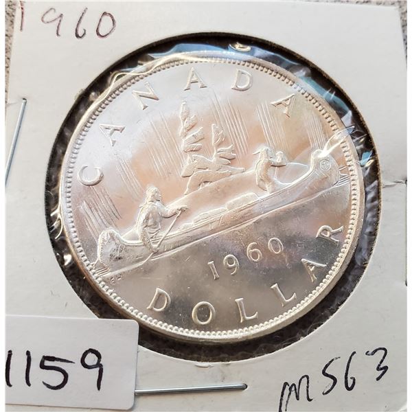 1960 Canada Silver Dollar