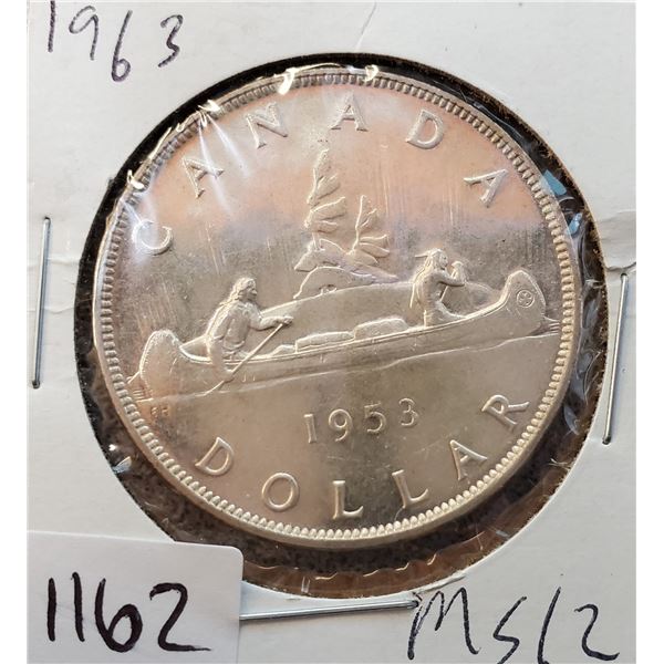 1953 Canada Silver Dollar