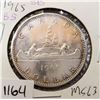 Image 1 : 1965 Canada Silver Dollar