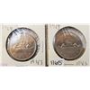 Image 1 : 2 x 1968 Canada Nickel Dollar