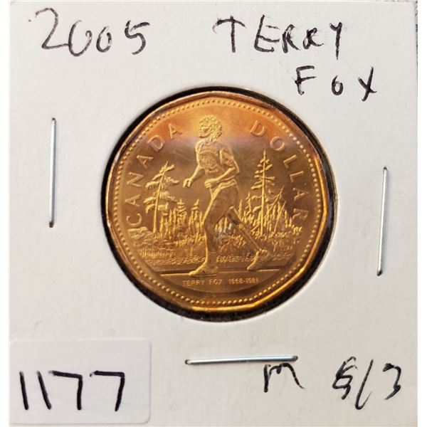 2005 Terry Fox Loonie
