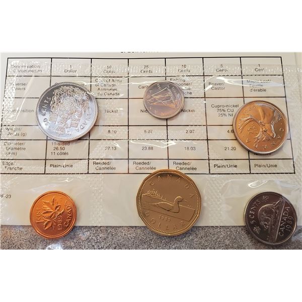 1989 Uncirculated Coin Set