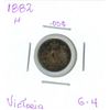 Image 1 : 1882-H Victoria Five Cent Coin (G-4)
