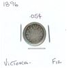 Image 1 : 1896 Victoria Five Cent Coin (F-12)