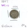 Image 1 : 1897 Victoria Five Cent Coin (VG-8) (W8)