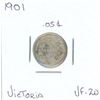 Image 1 : 1901 Victoria Five Cent Coin (VF-20)