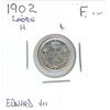 Image 1 : 1902 Edward VII Five Cent Coin (Large H) (F.)