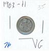 Image 1 : 1903-H Edward VII Five Cent Coin (VG)