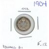 Image 1 : 1904 Edward VII Five Cent Coin (F-12)