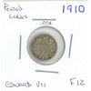 Image 1 : 1910 Edward VII Five Cent Coin (F-12) (Pointed Leaves)