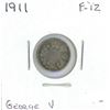 Image 1 : 1911 George V Five Cent Coin (F-12)