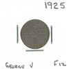 Image 1 : 1925 George V Five Cent Coin (F-12)