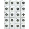 Image 1 : Sheet Of Canadian Five Cent Coins 1972-1988 (20)