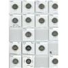 Image 1 : Sheet Of Canadian Five Cent Coins 1989-2001 (16)