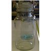 Image 5 : 2 - Glass Jars with Lids - Perfect Seal - 1 Blue Glass