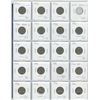 Image 1 : Sheet of 19 Canadian Nickels - 1922-1941 - missing 1925