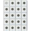Image 2 : Sheet of 19 Canadian Nickels - 1922-1941 - missing 1925