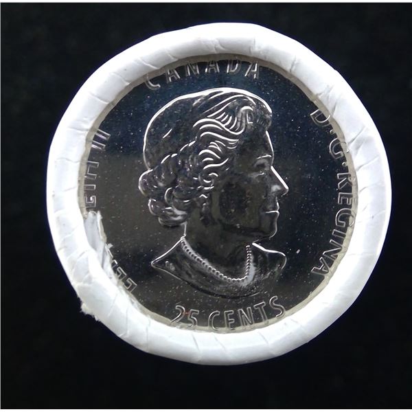 1 Roll Canadian Quarters - 125th Anniversary of The Stanley Cup