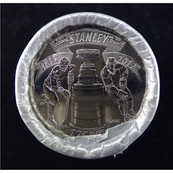 1 Roll Canadian Quarters - 125th Anniversary of The Stanley Cup