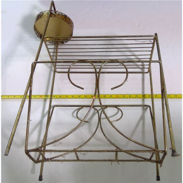 Vintage Ashtray / Magazine Rack