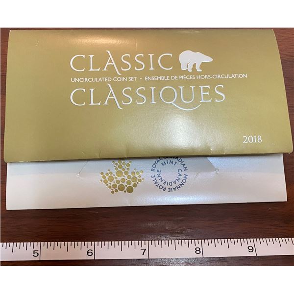 2018 Classic Canadian Uncirculated Coin Set