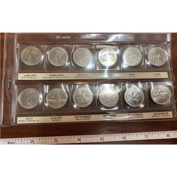 1867-1992 Confederation Coin Set (125 Years)