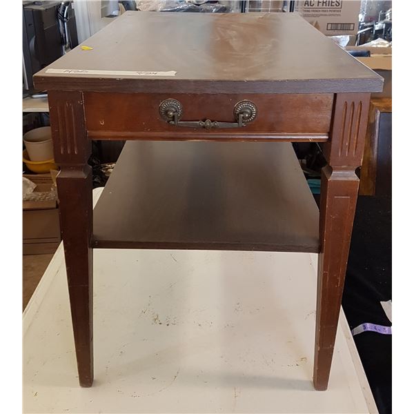 Vintage Side Table 30" X 21" X 29"