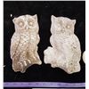 Image 2 : Owl Figurine & 2 Owl Wallhangings