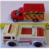 Image 3 : 2 Model Cars - Ambulance & Firetruck