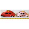 Image 3 : 2 VW Beetles Die Cast