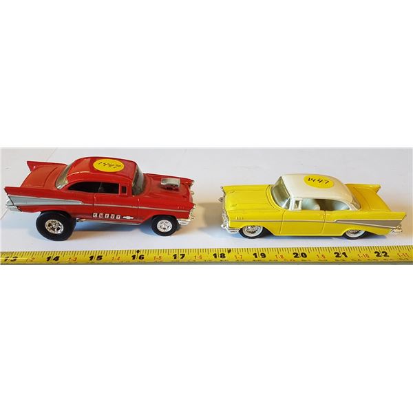 2 - '57 Chevy Die Cast