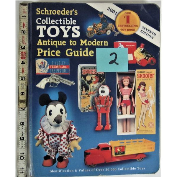 2001 7th edition Schroeder's collectible toy price guide