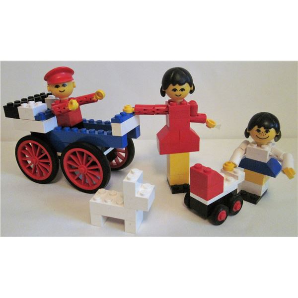 Rare 1976 Lego family building set #194 with people